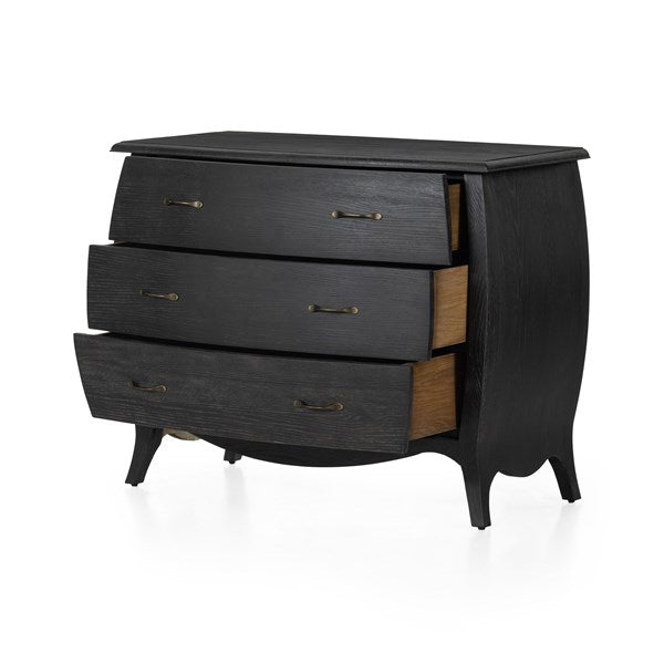 Antoinette Chest | Distressed Black