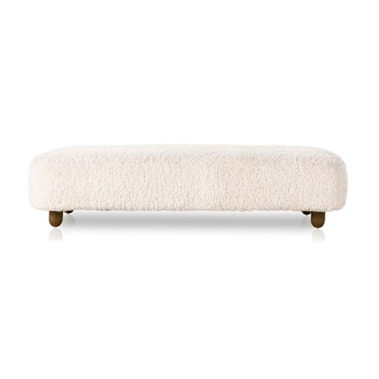 Aniston Rectangle Ottoman | Andes Natural