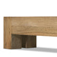 Abaso Large Accent Bench | Rustic Wormwood Oak