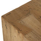 Abaso Large Accent Bench | Rustic Wormwood Oak