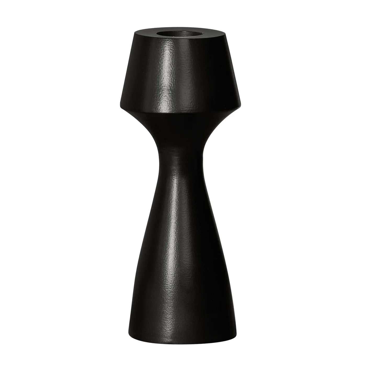 Moda Matte Black Taper Candle Holder