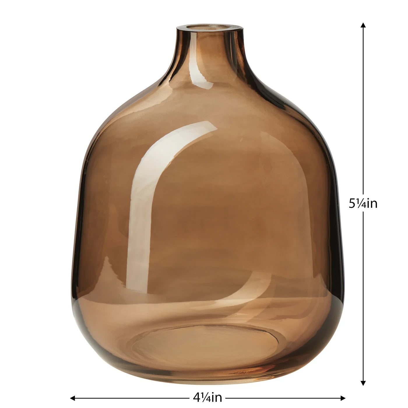 Belle Glass Bud Vase | Toasted Coconut