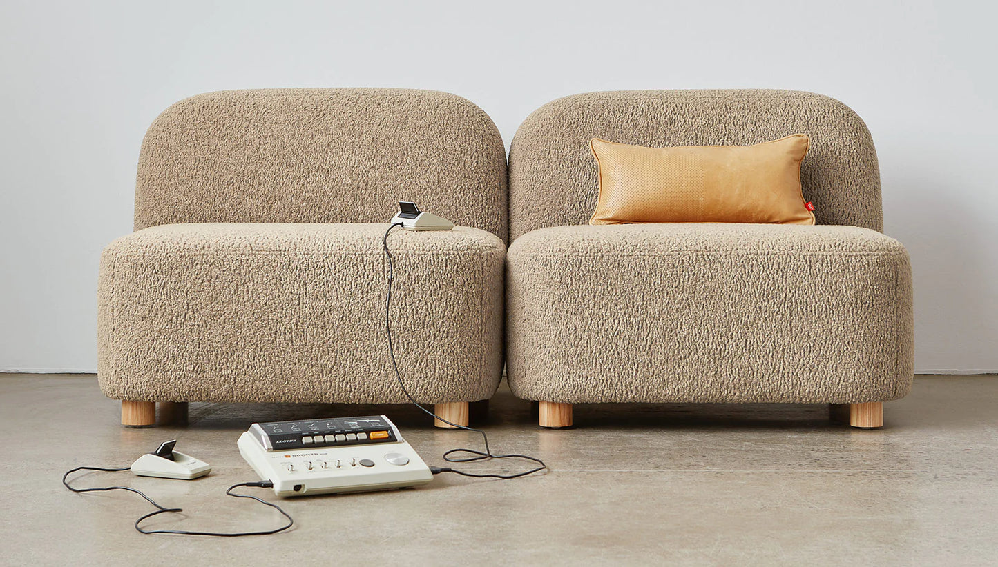 Circuit Modular 2-pc Armless Sofa