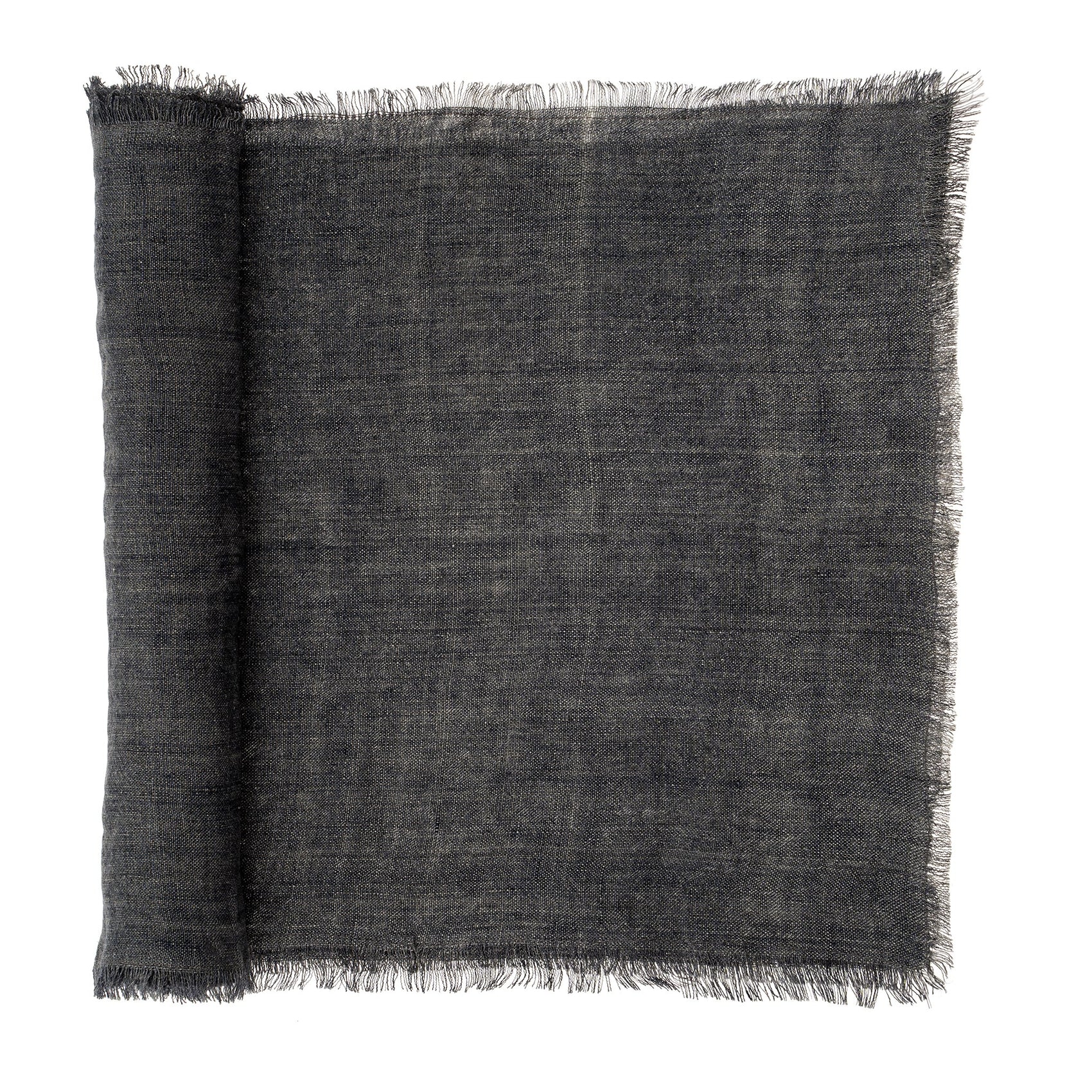 Lina Linen Runner | Coal