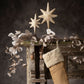 Paper Mache Tree Topper | Small