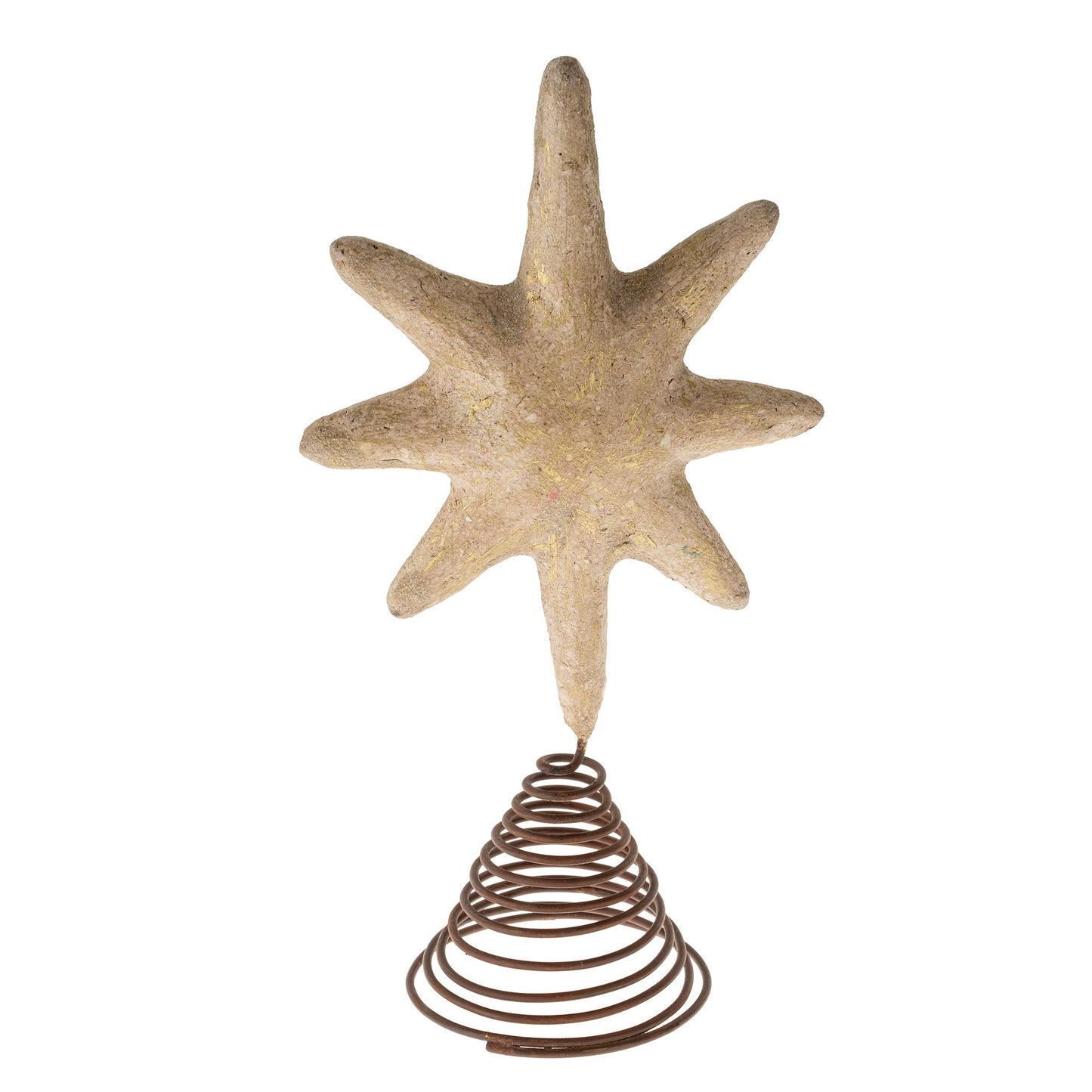 Paper Mache Tree Topper | Large