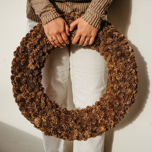 Pinecone Wreath | Large