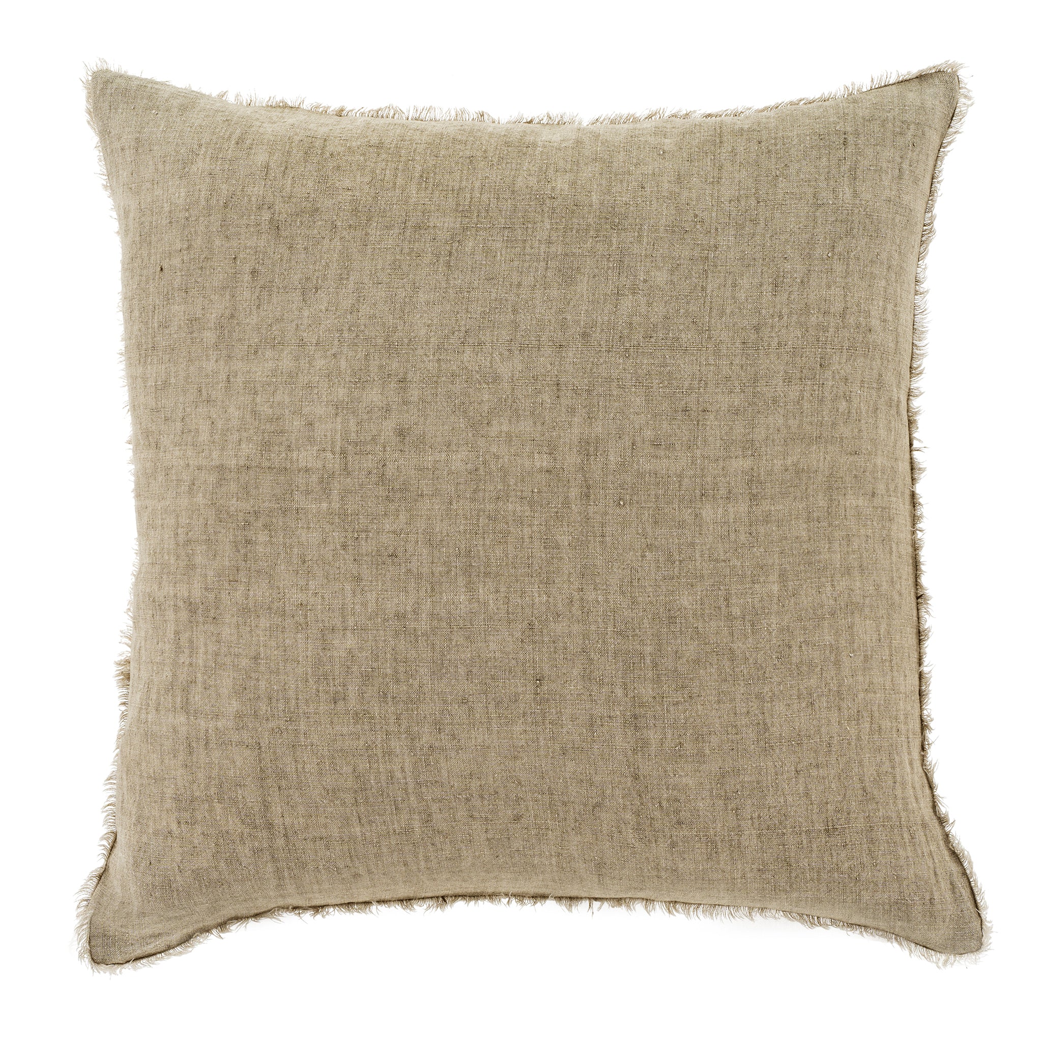 Lina Linen Pillow | Almond