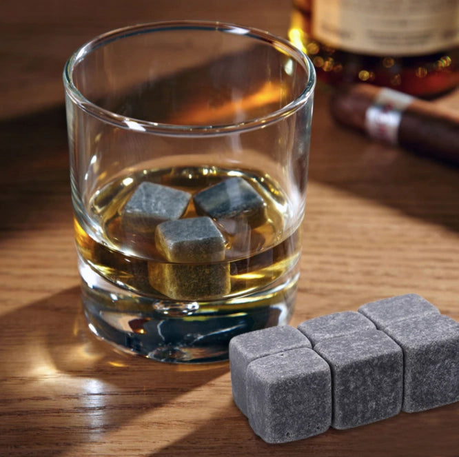 Reusable Whiskey Stones | Black