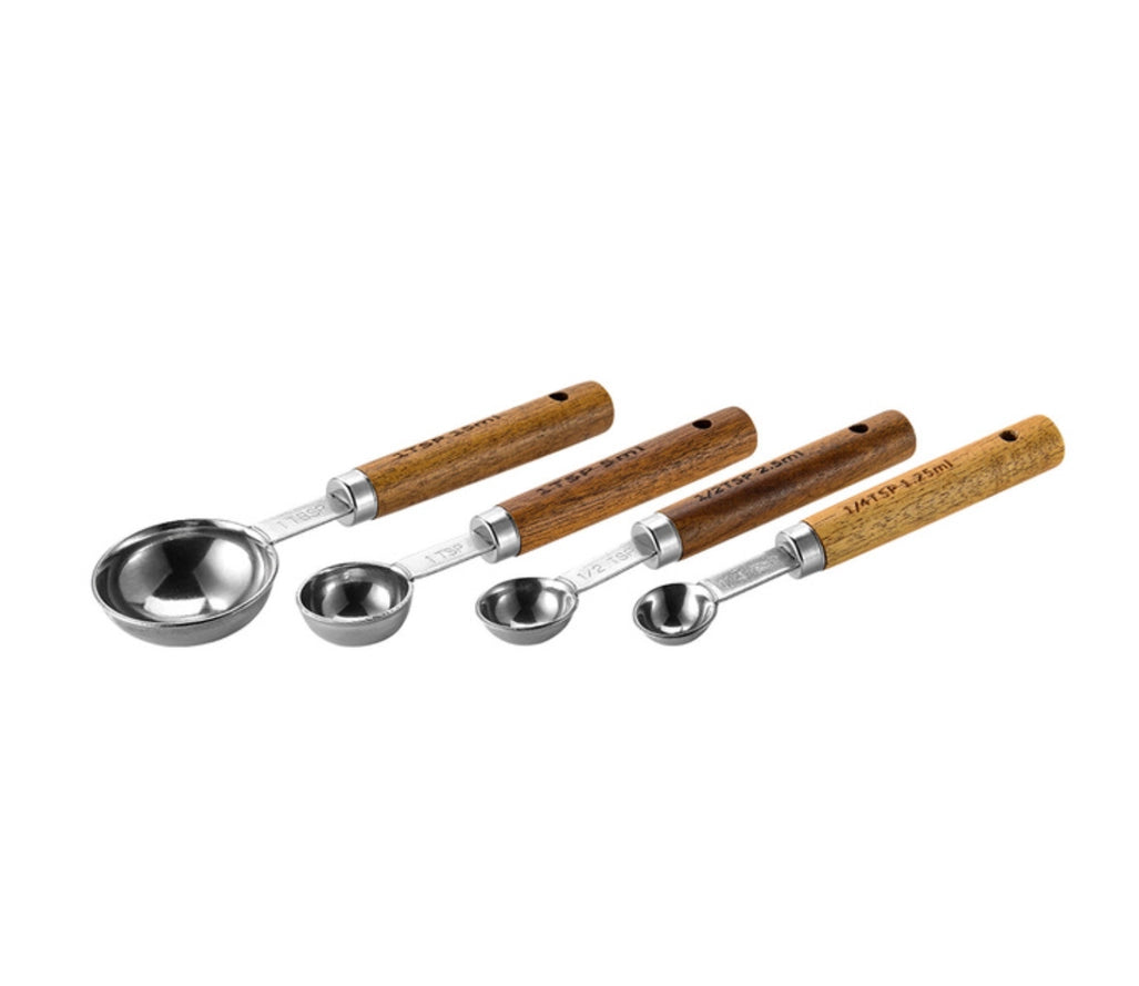 Silver Stainless Steel Measuring Spoons