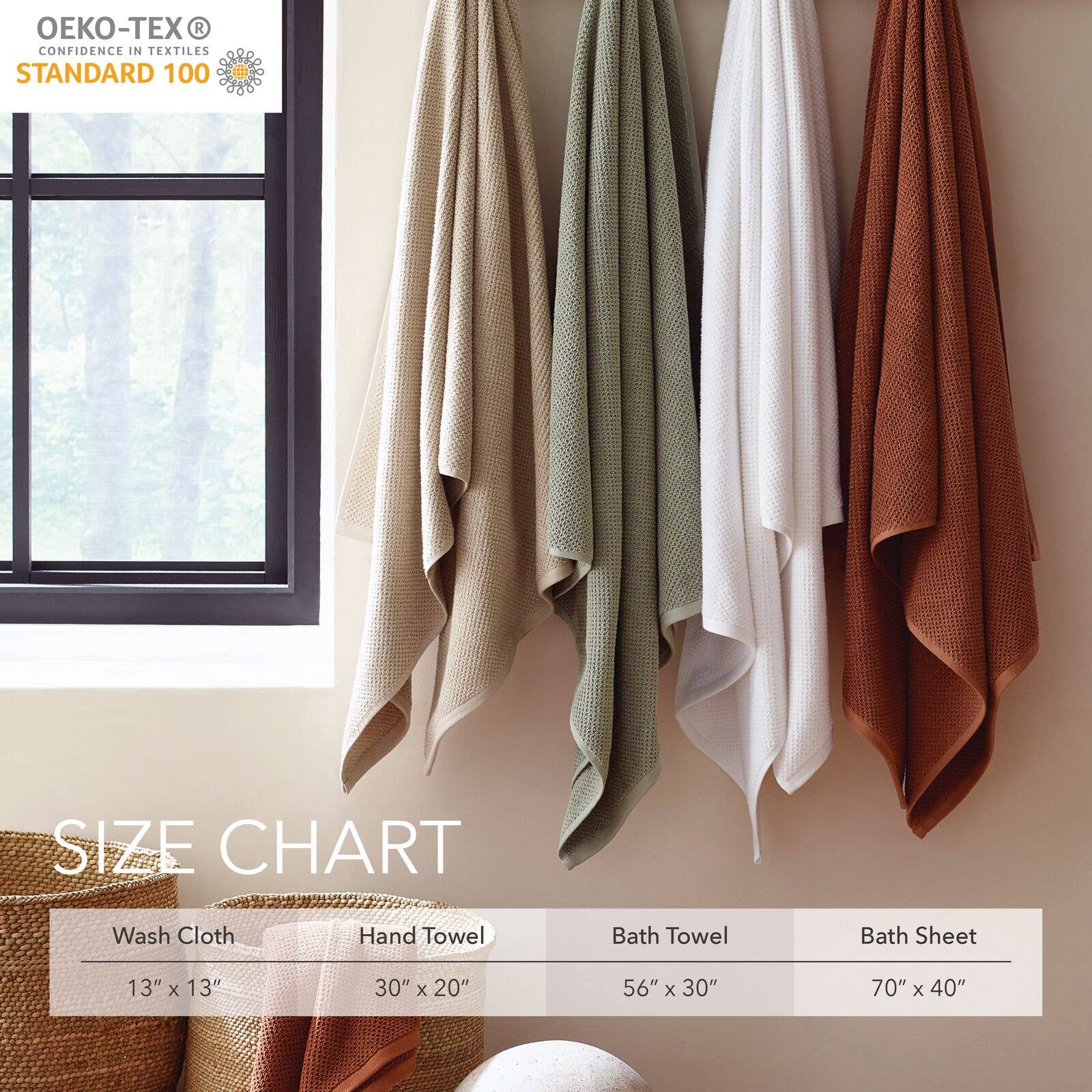 Snow 6Pc Bath Towel Set | Nate Home by Nate Berkus