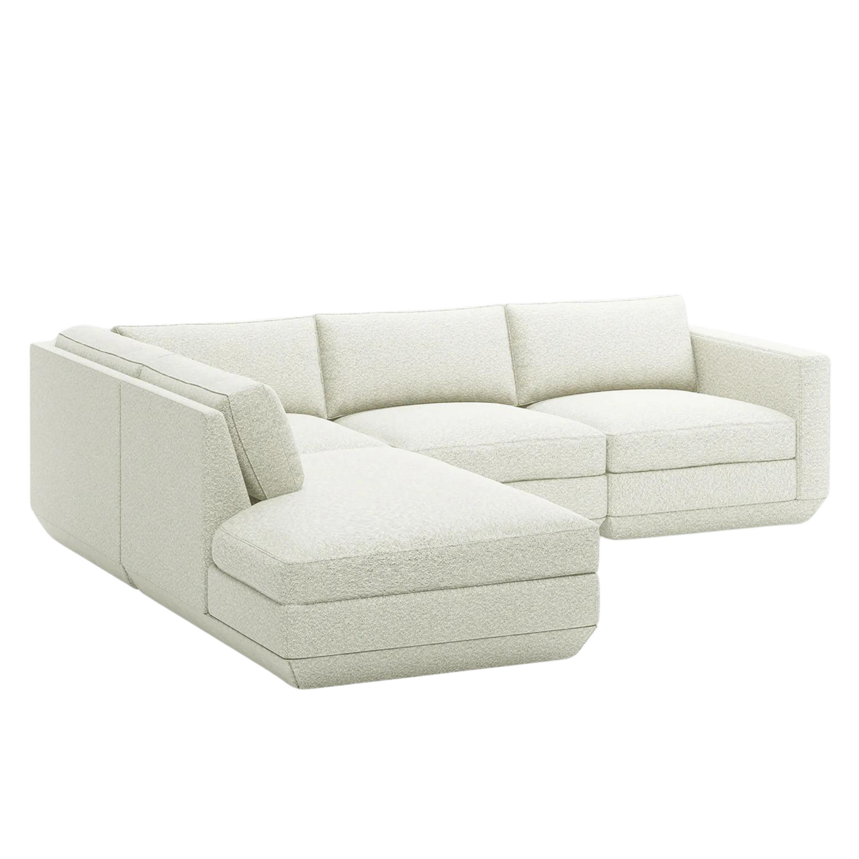 Podium 4PC Lounge Sectional A Copenhagen Fossil | Floor Sample