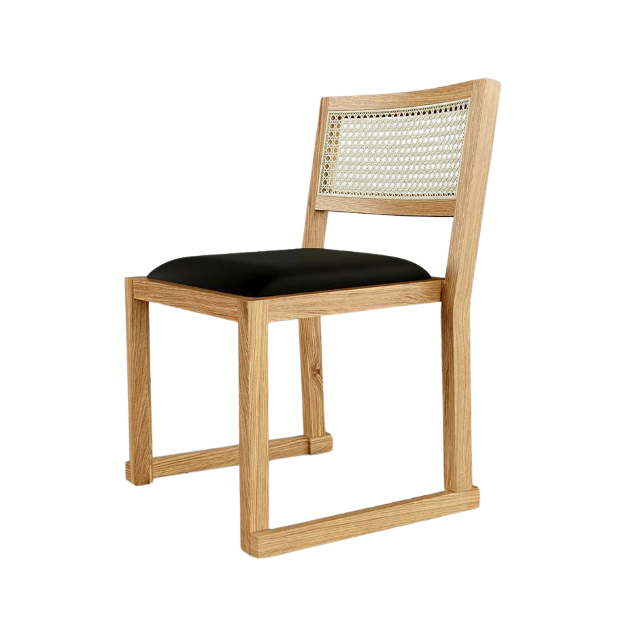 Eglinton Dining Chair White Oak/Vinyl Noir | Floor Sample