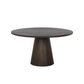 Elina Dining Table | 54" Round Dark Oak