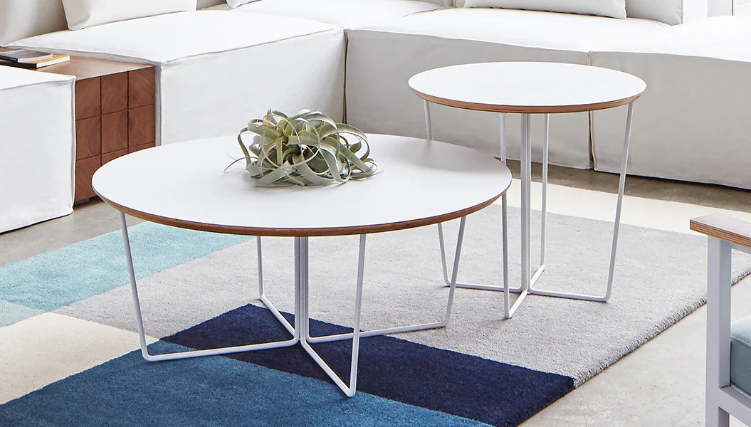 Array Coffee Table | Round White