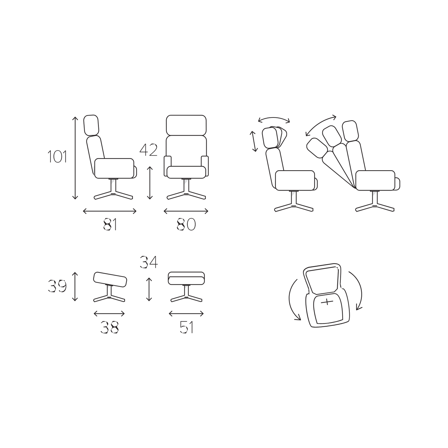 Timeout Chair & Footstool