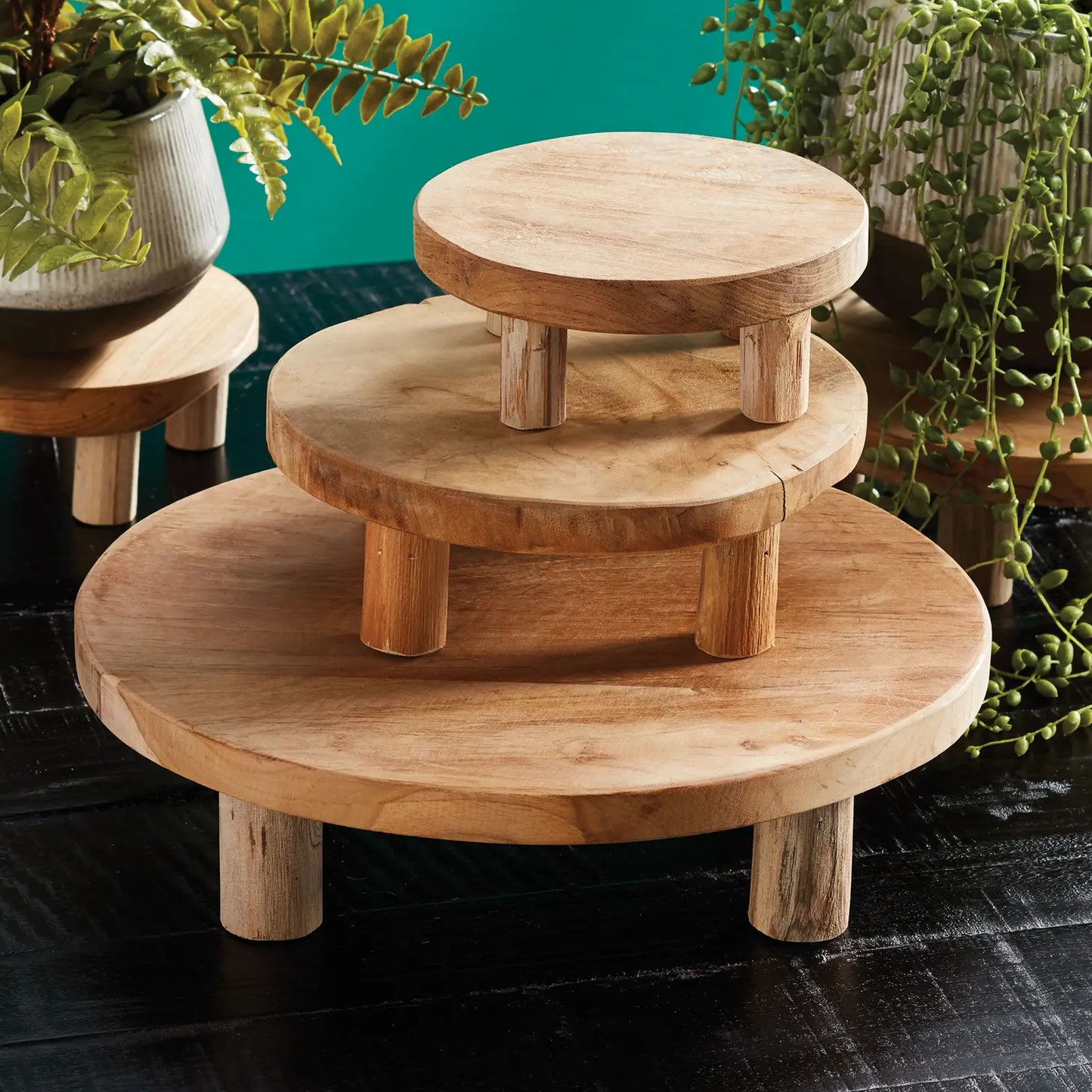 Lida Teak Stand | Medium