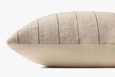 Natural/Brown Pillow | Amber Lewis x Loloi