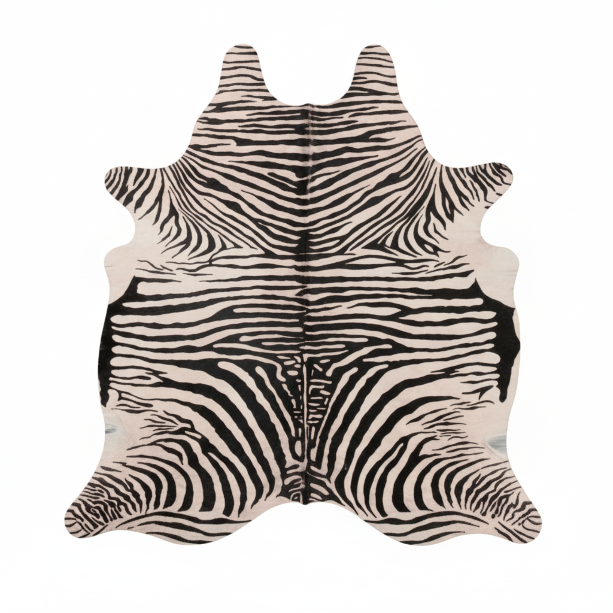 Zebra Printed Hide Rug | Floor Sample