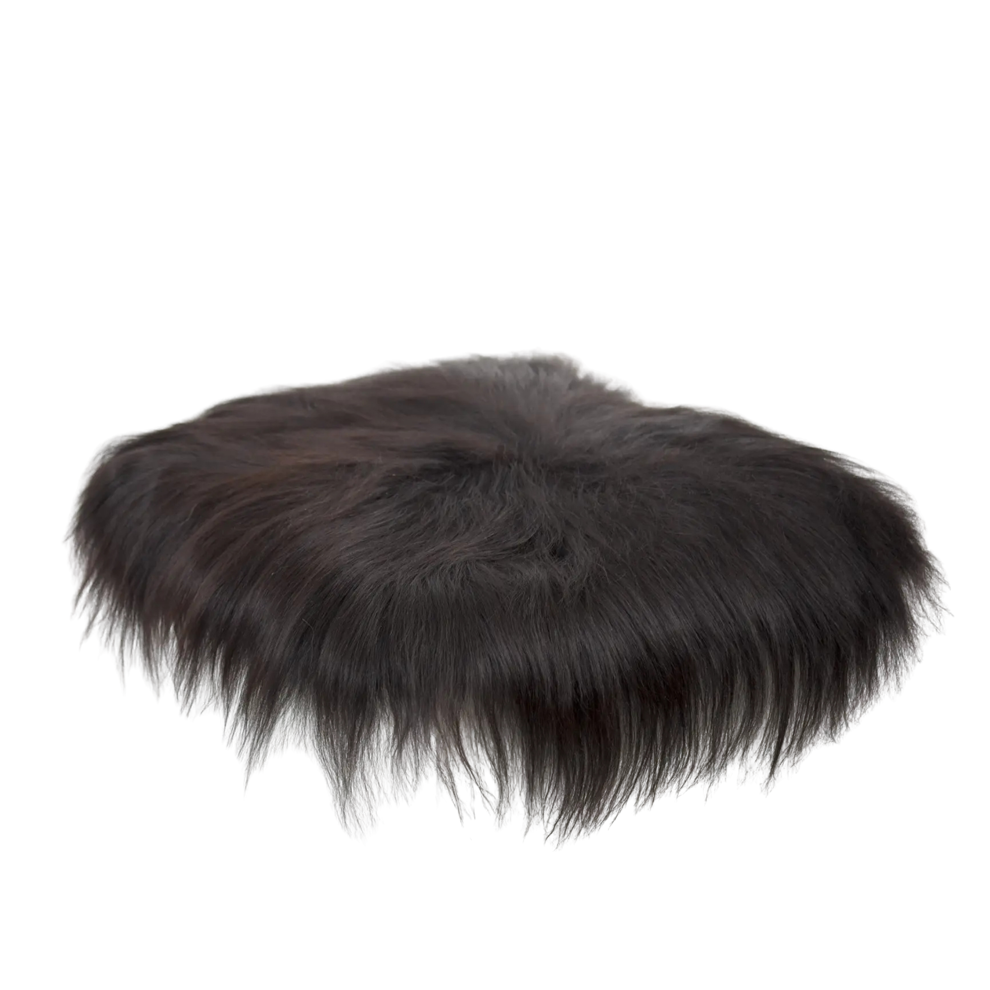 Black Icelandic Sheepskin Chair Pad