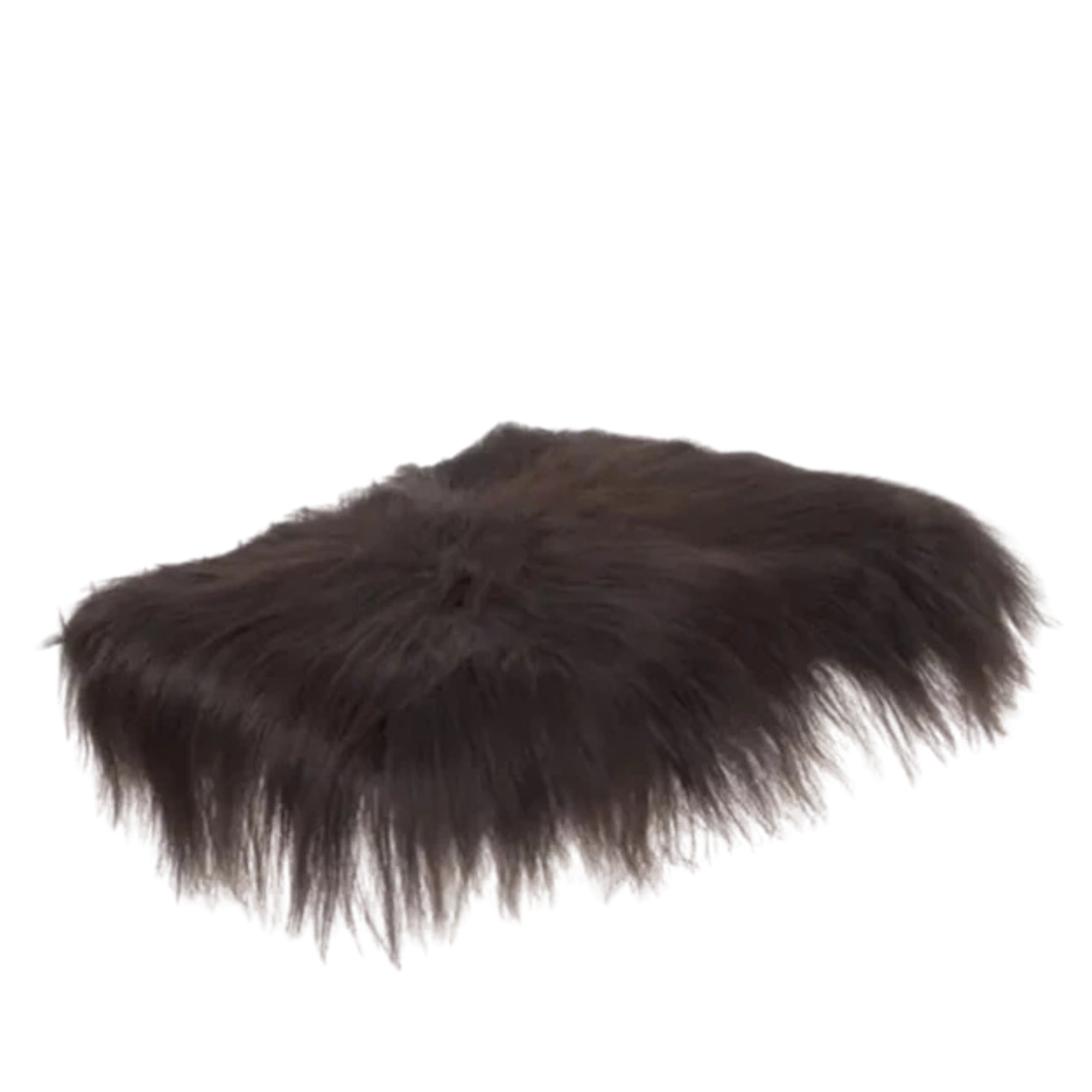 Black Icelandic Sheepskin Chair Pad