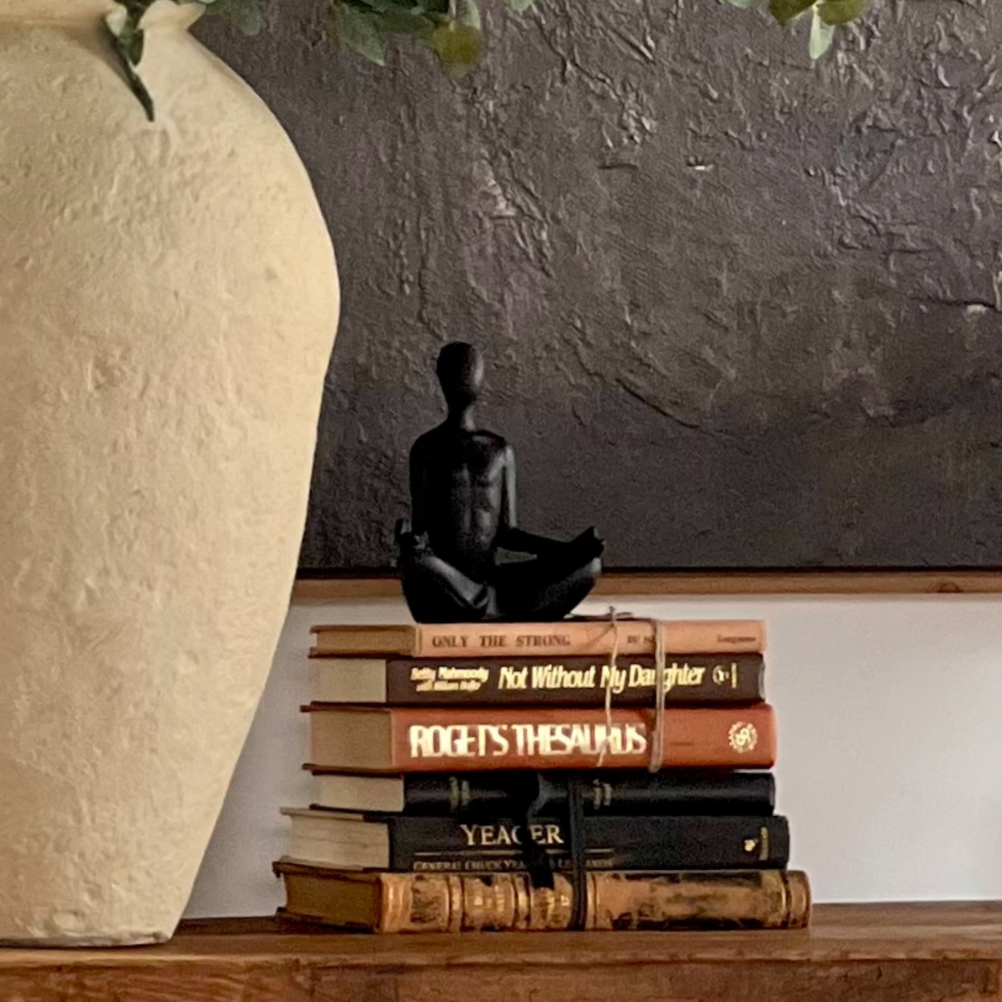 Cast Iron Yoga Figure Bookend