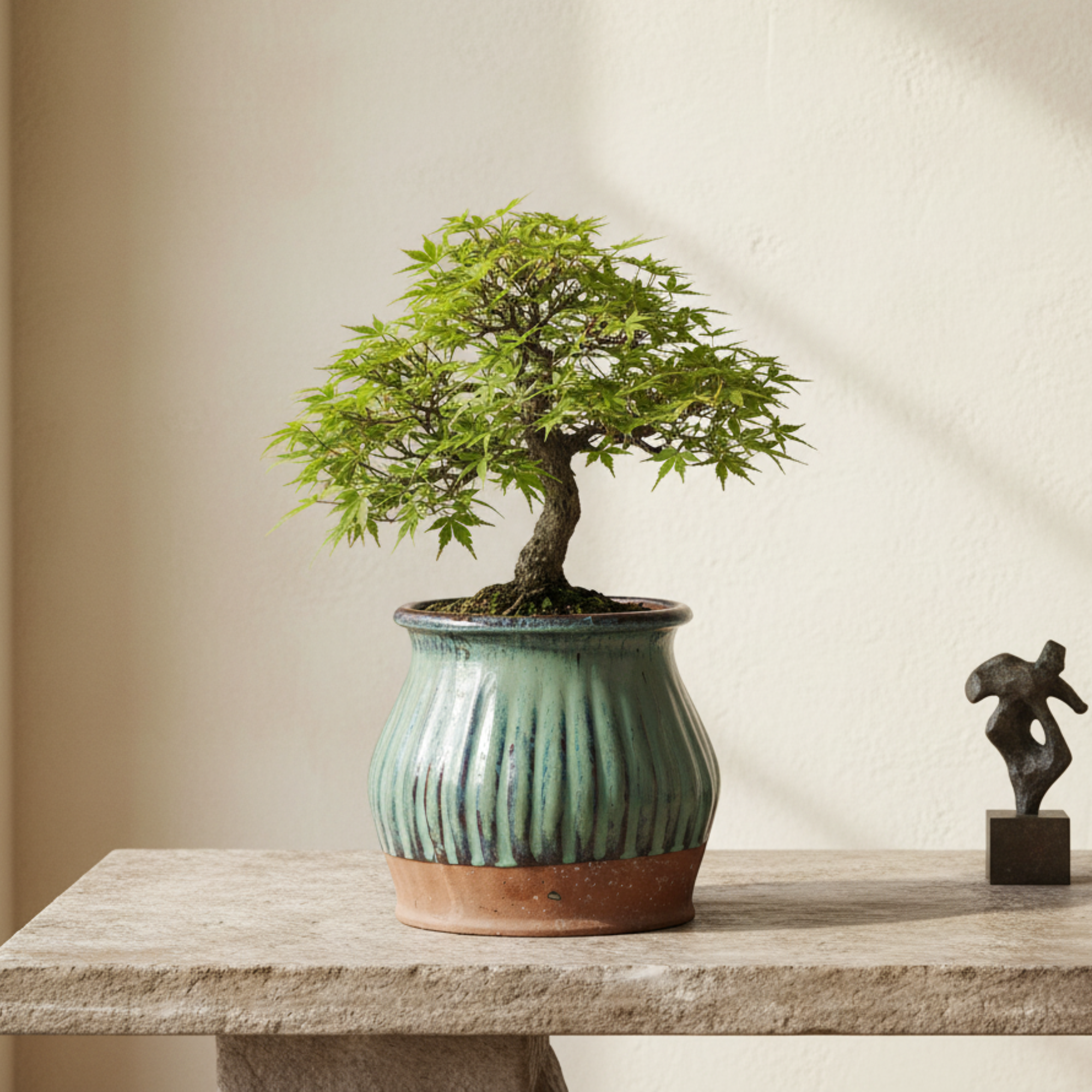 Vintage Celadon Pantry Jar