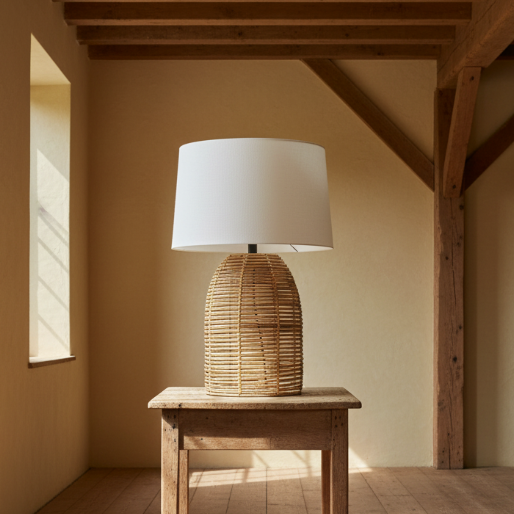 Monica Bamboo Table Lamp | Floor Sample
