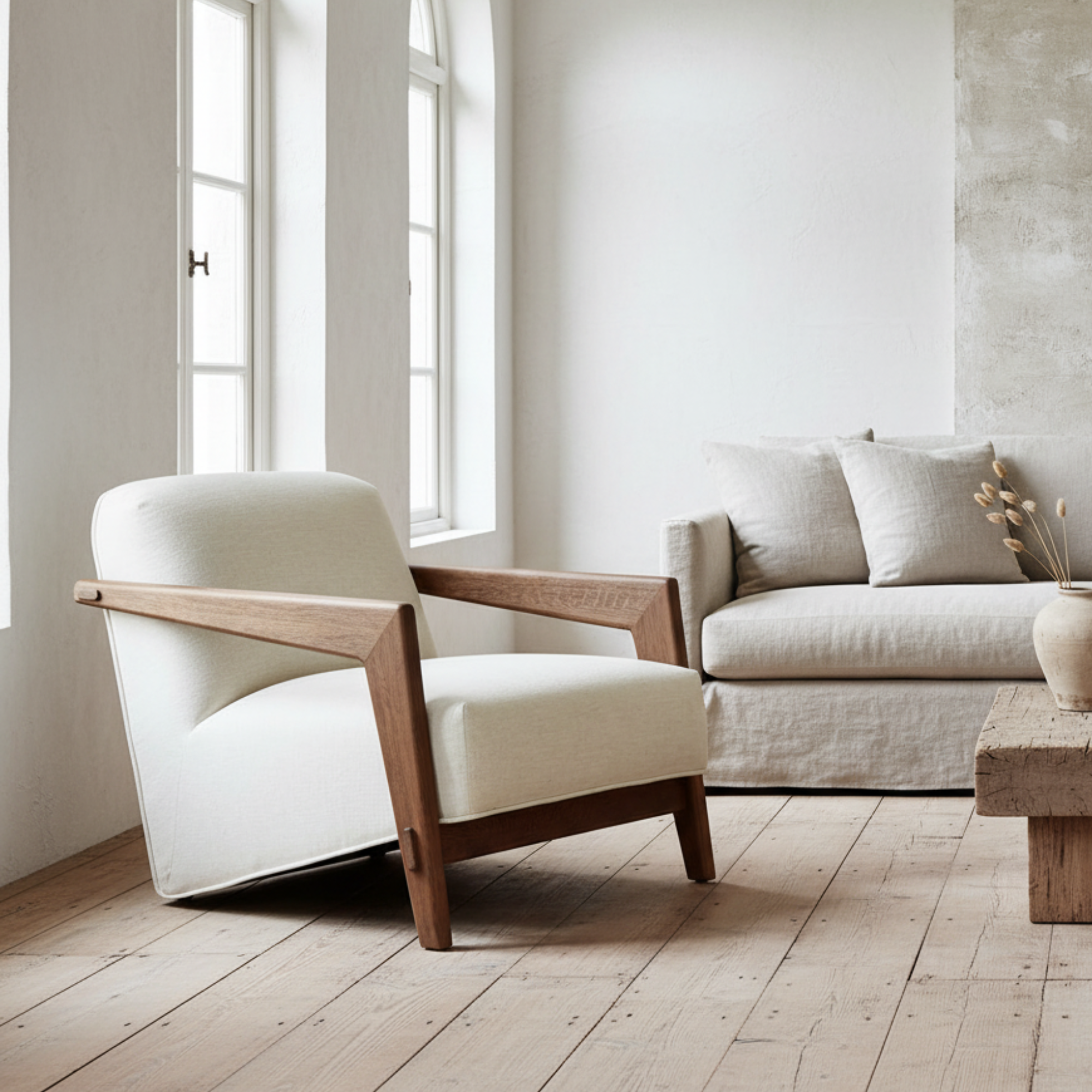 Bosco Lounge Chair | Geralt Linen