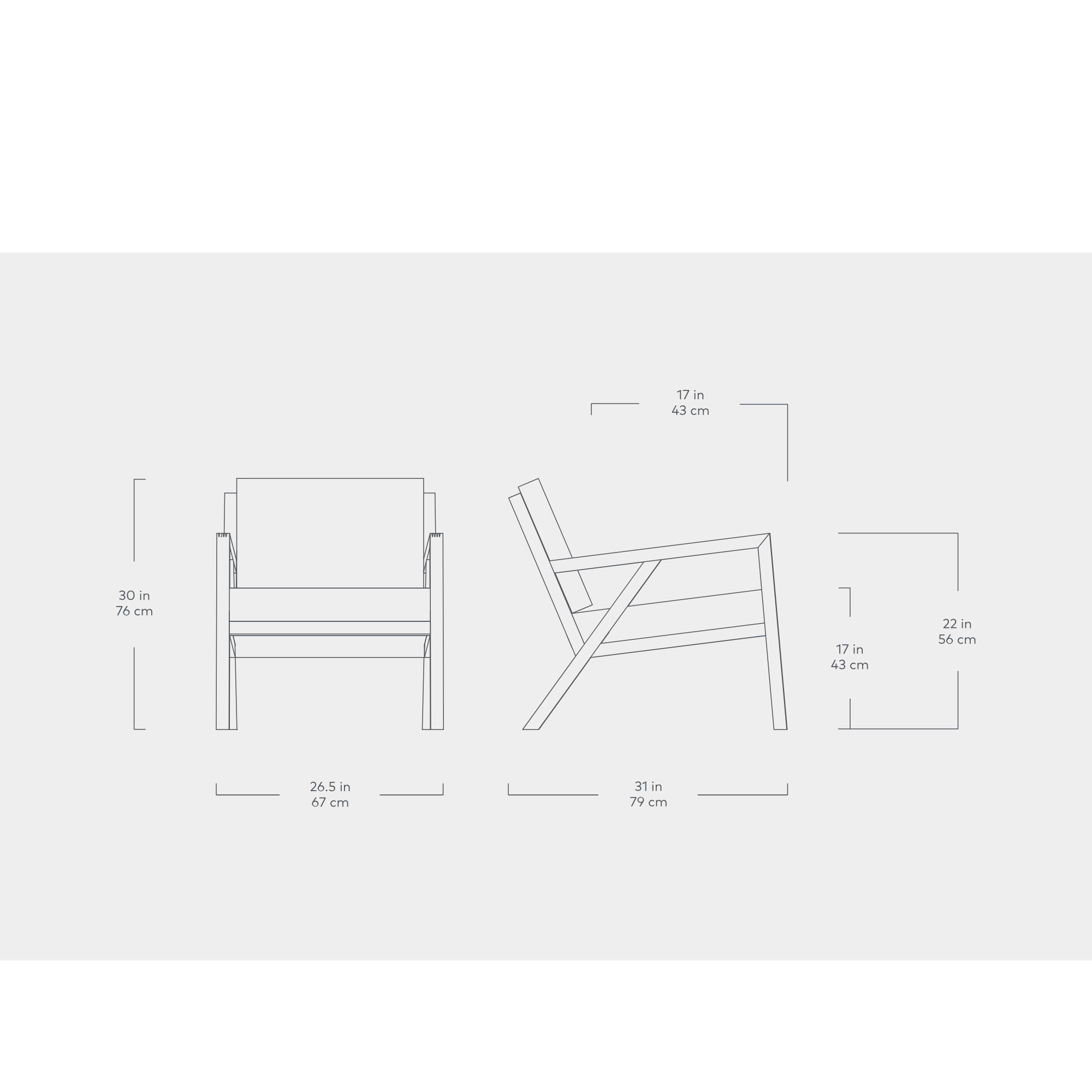Truss Chair | Himalaya Cloud