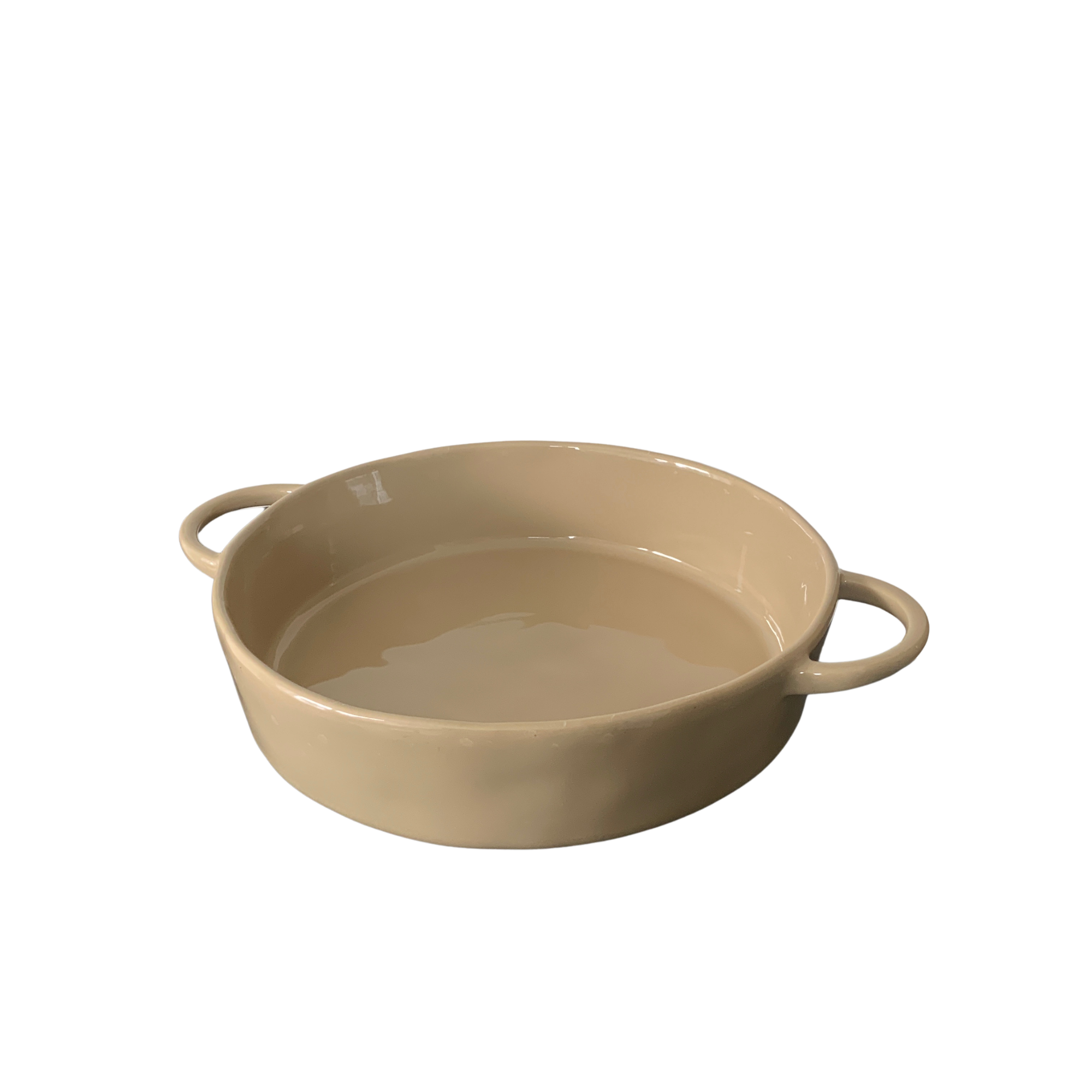 2 Quart Stoneware Serving Baker | Beige