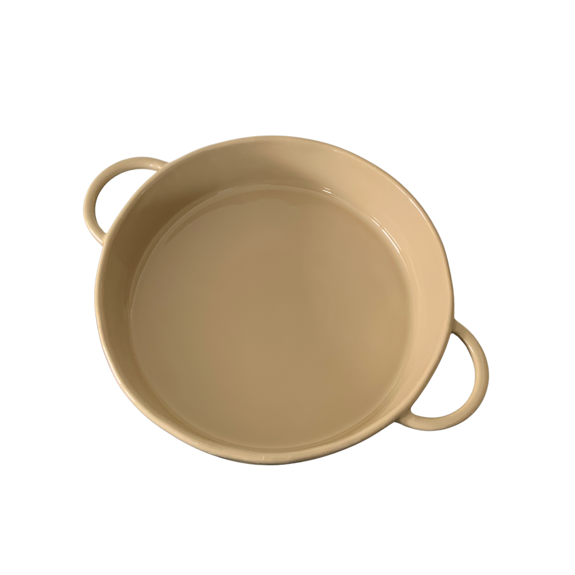 2 Quart Stoneware Serving Baker | Beige
