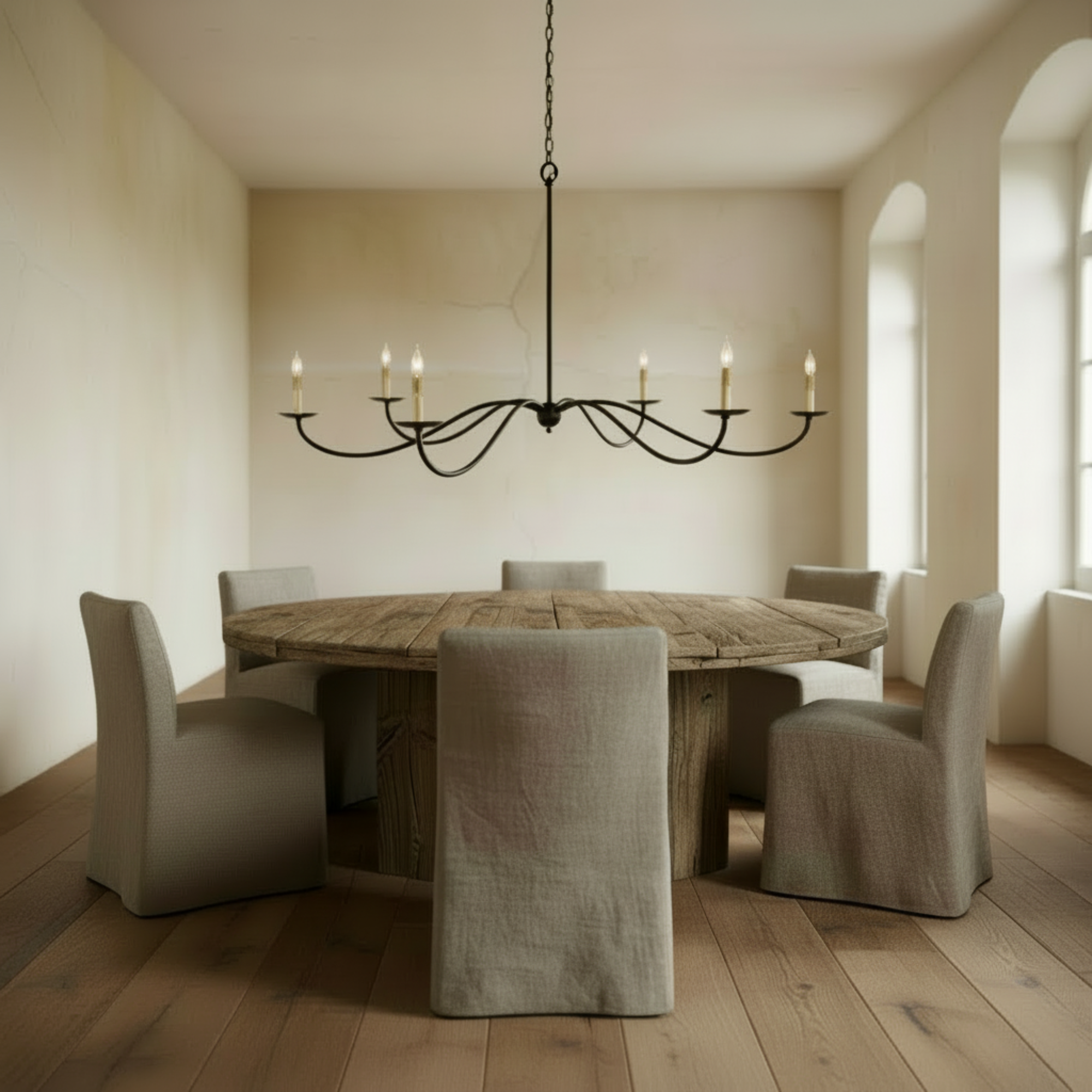 Saxon Black Chandelier