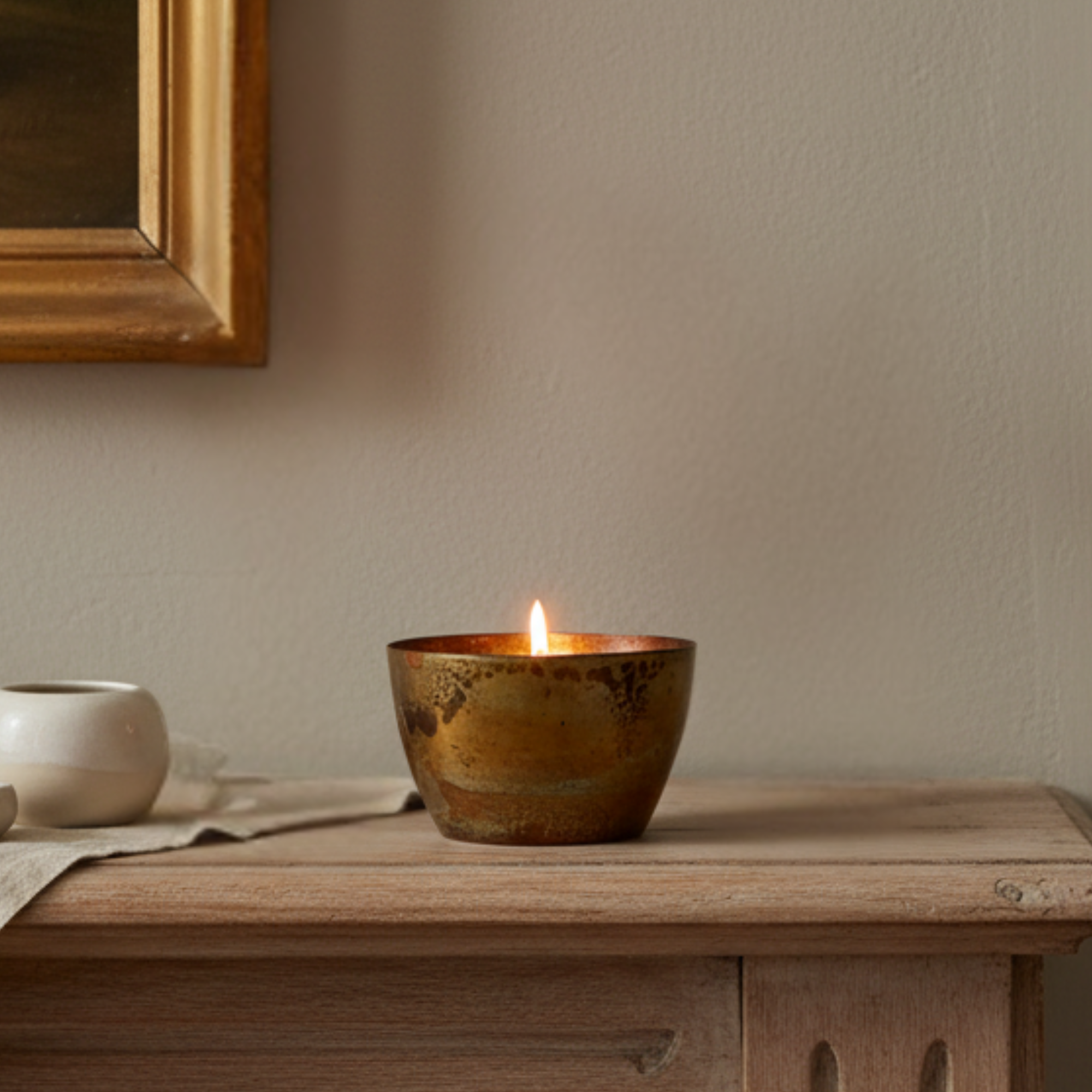 Etnik Tealight holder | Mustard
