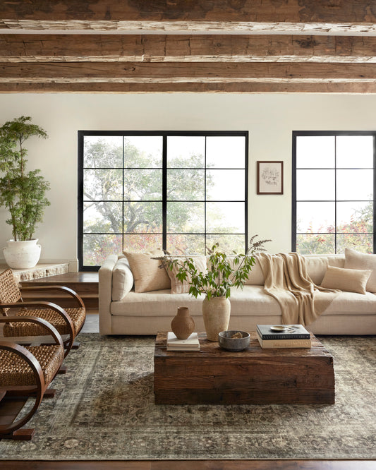 Sinclair | Pebble/Taupe | Magnolia Home By Joanna Gaines x Loloi