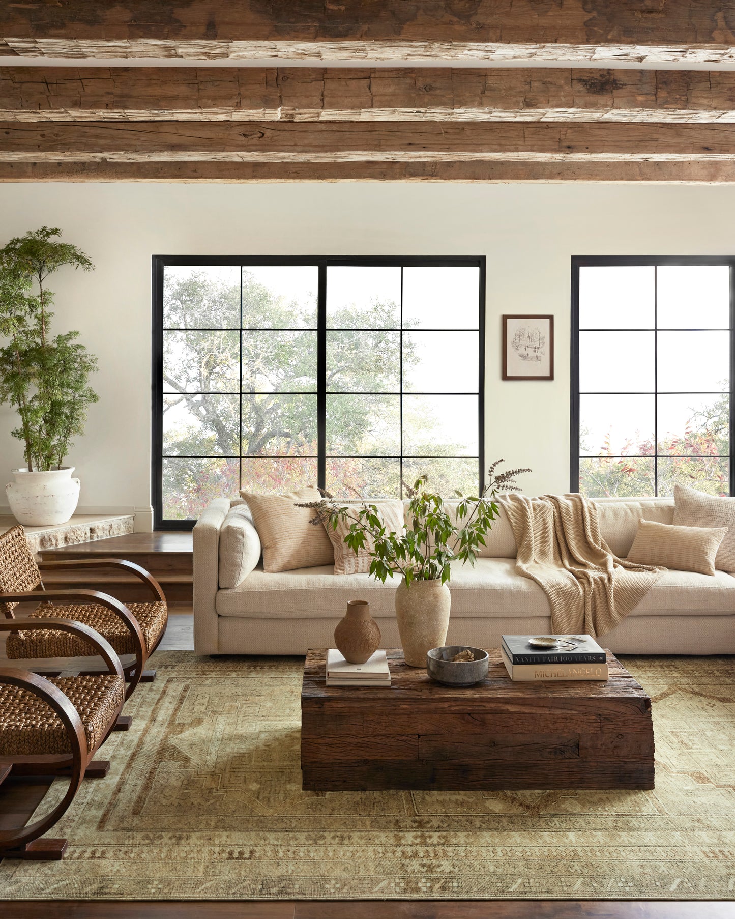 Sinclair | Khaki/Tobacco | Magnolia Home By Joanna Gaines x Loloi