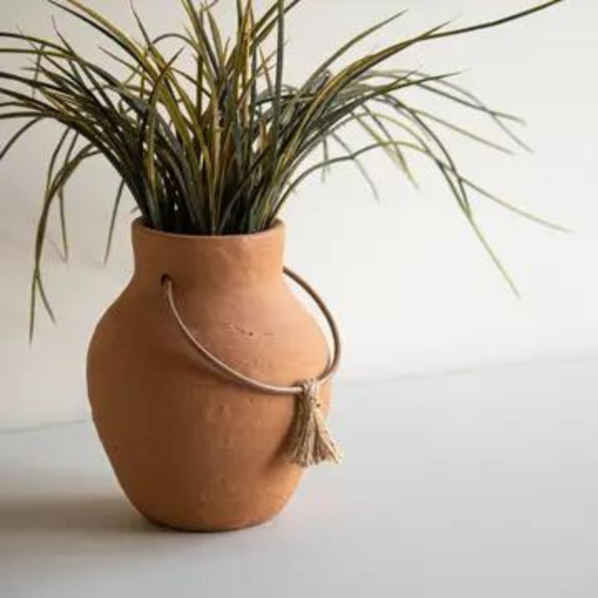 Deco Tassel Terracotta Vase