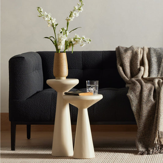 Ravine Concrete Accent Tables | Set Of 2