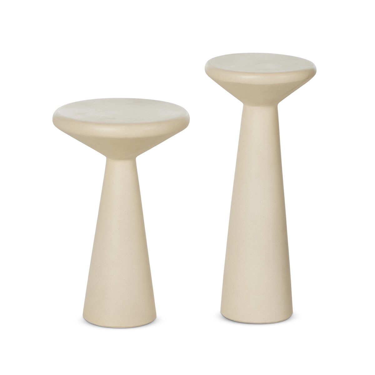 Ravine Concrete Accent Tables | Set Of 2