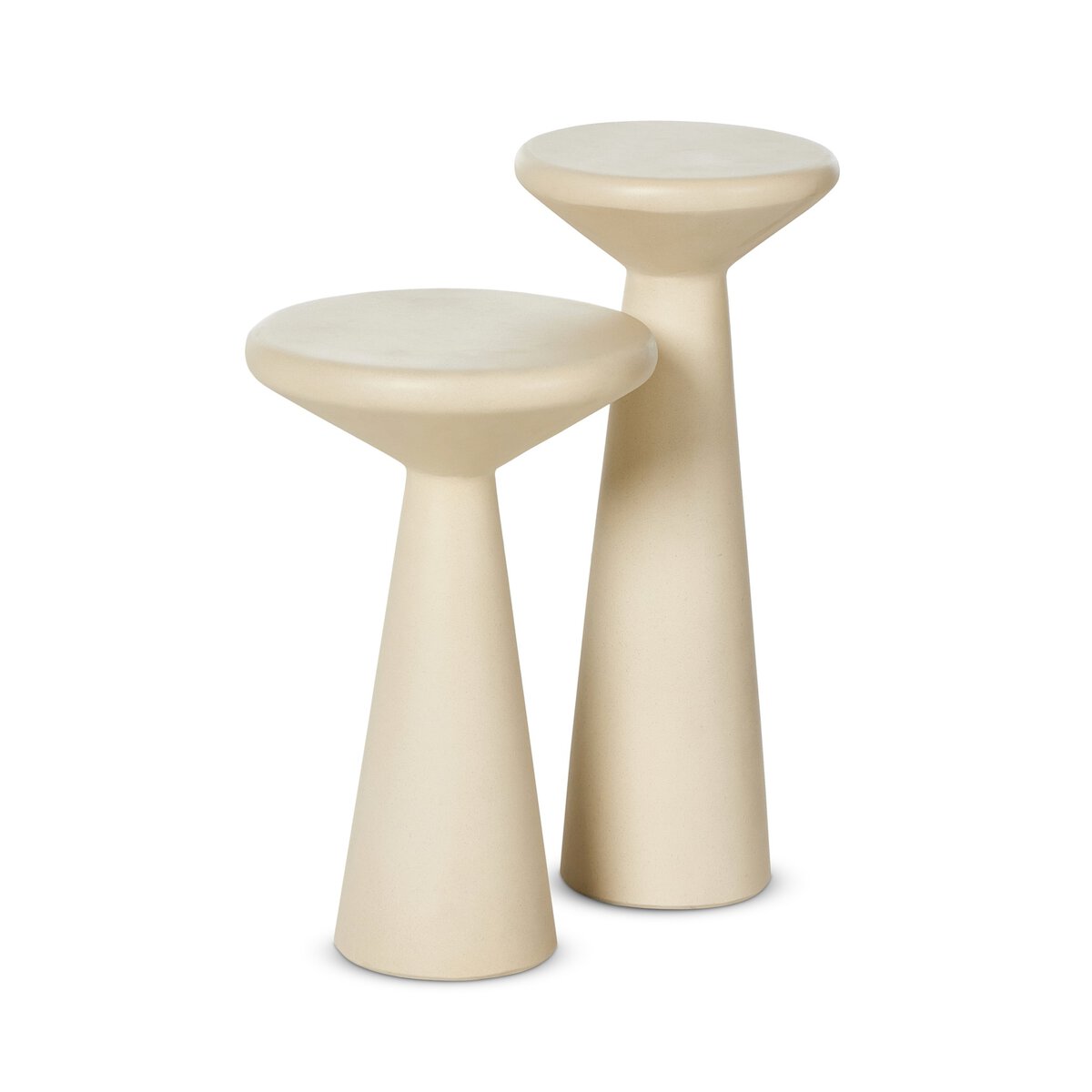 Ravine Concrete Accent Tables | Set Of 2