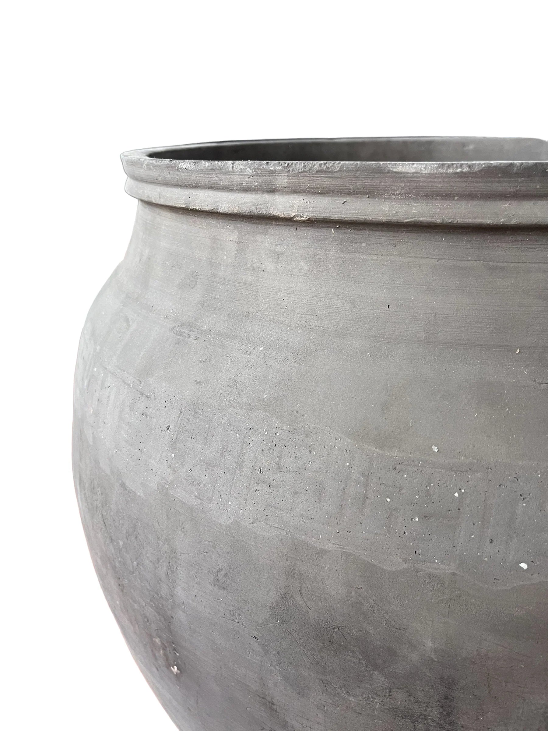 Siheyuan Water Pot | Vintage Chinese Clay Planter