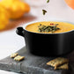 Kook Black Ceramic Stackable Soup Bowl | 23.6 oz