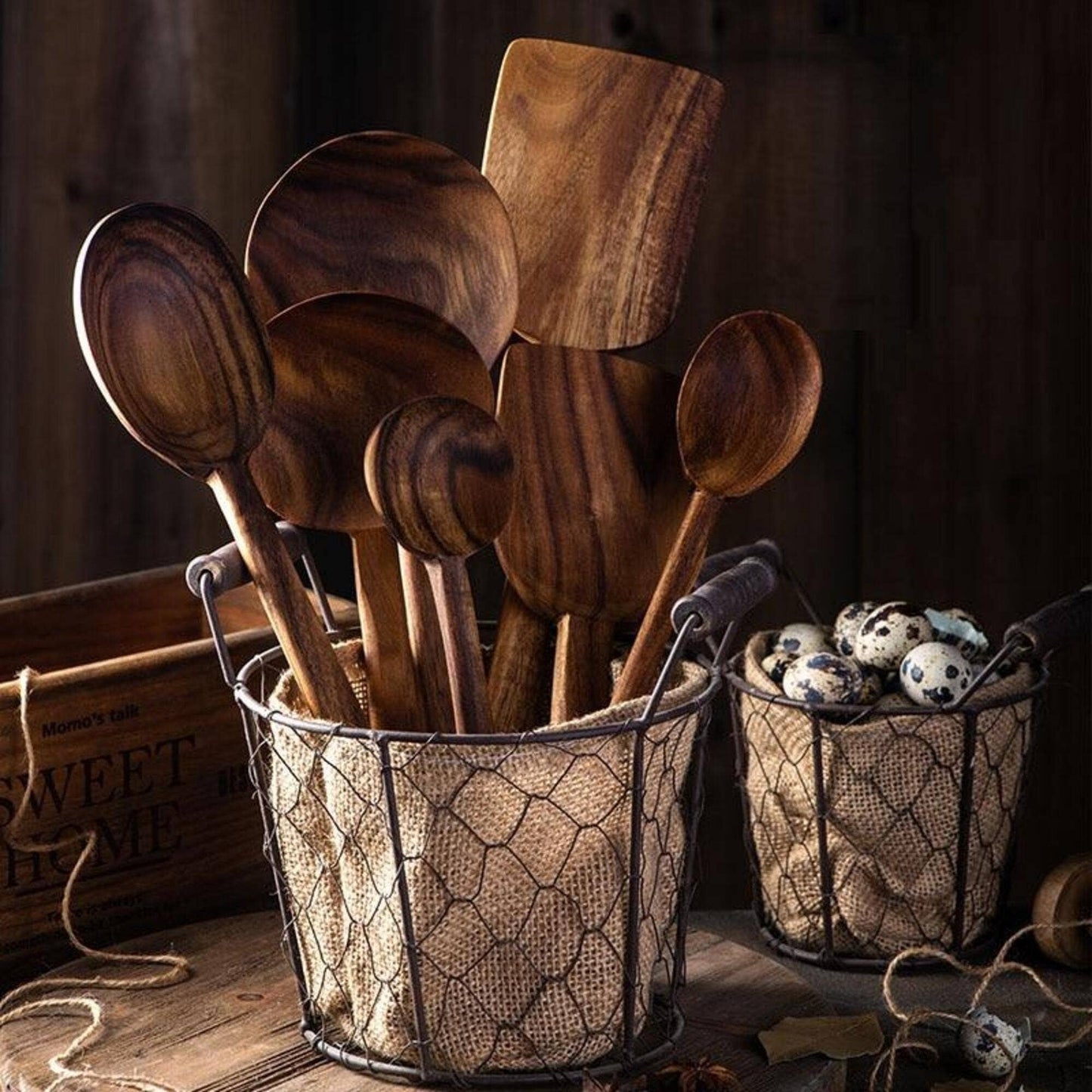 Long Handle Wooden Spoon | Teak