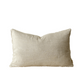 Lina Linen Lumbar Pillow | Chambray