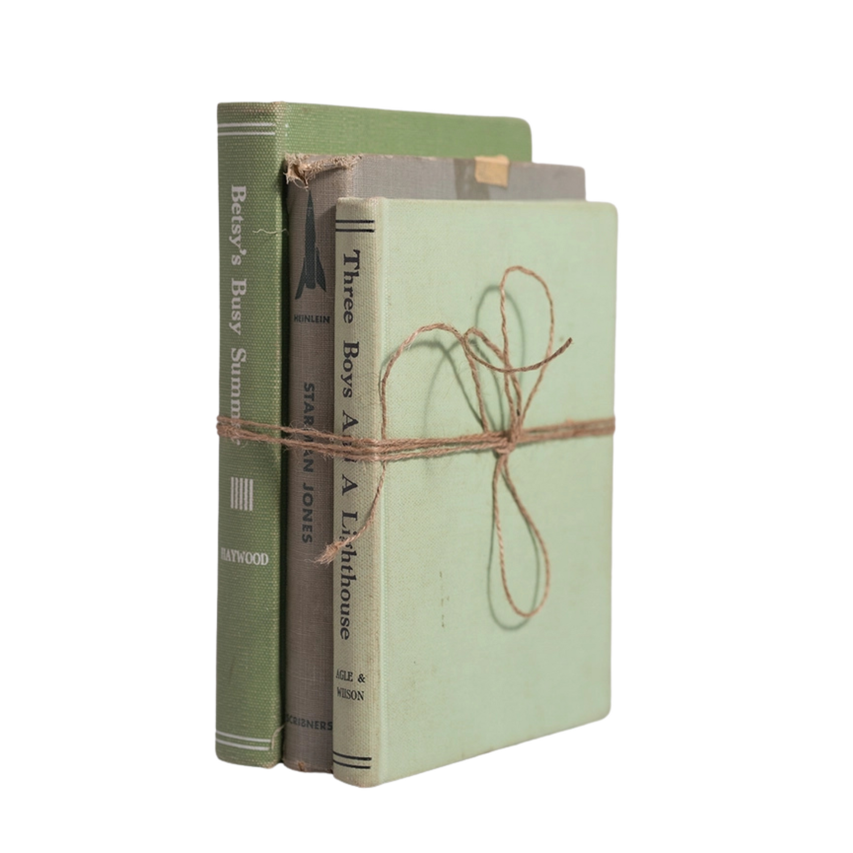 Decorative Vintage Books | Cool Colours Set of 3