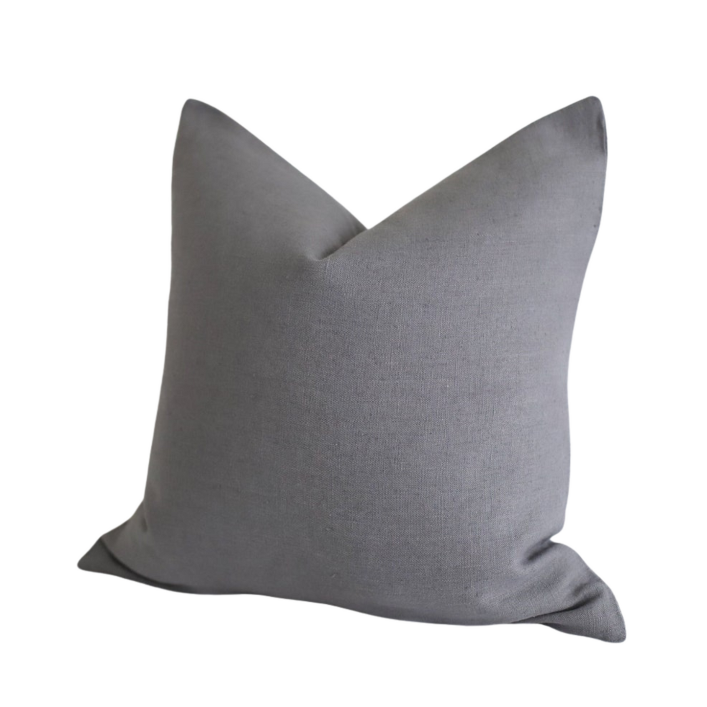 Gray Luxury Linen Pillow | Various Sizes
