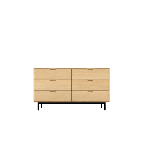 Floor Model | Munro 6 Drawer Dresser | White Oak