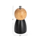 Two-Tone Rubberwood Salt/Pepper Mill