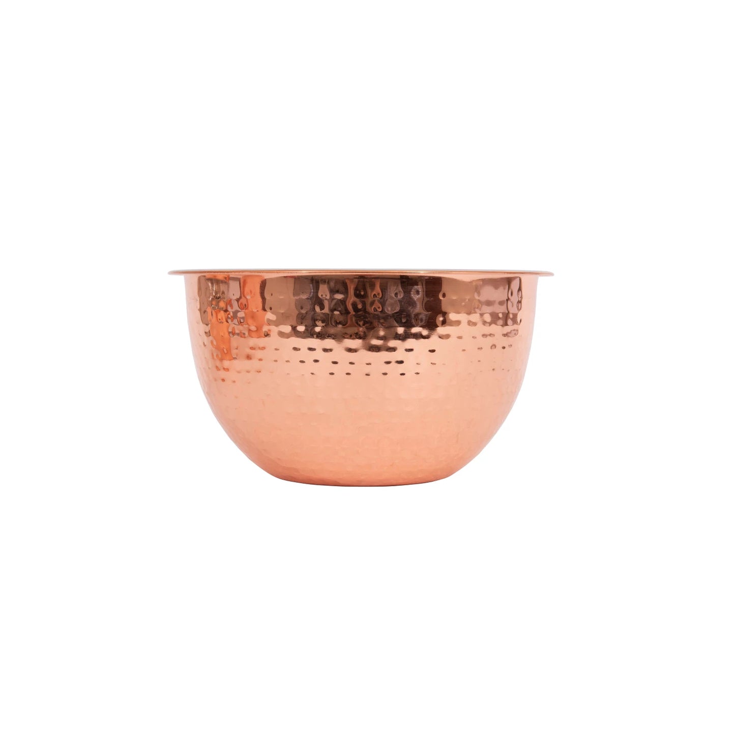 Copper Finish Hammered Stainless Steel Bowl | Set of 3