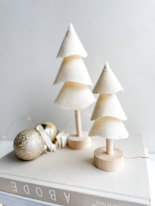 Cream Handmade Felt Tree | + More